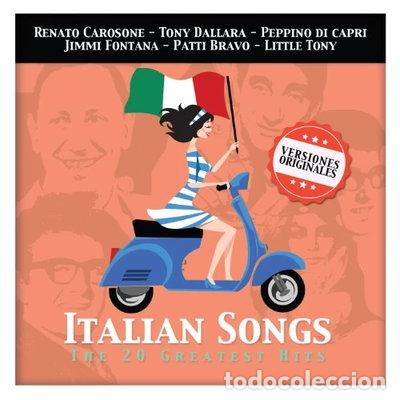 CDs de m&uacute;sica: Italian Songs: The 20 Greatest Hits- 8435357514368
