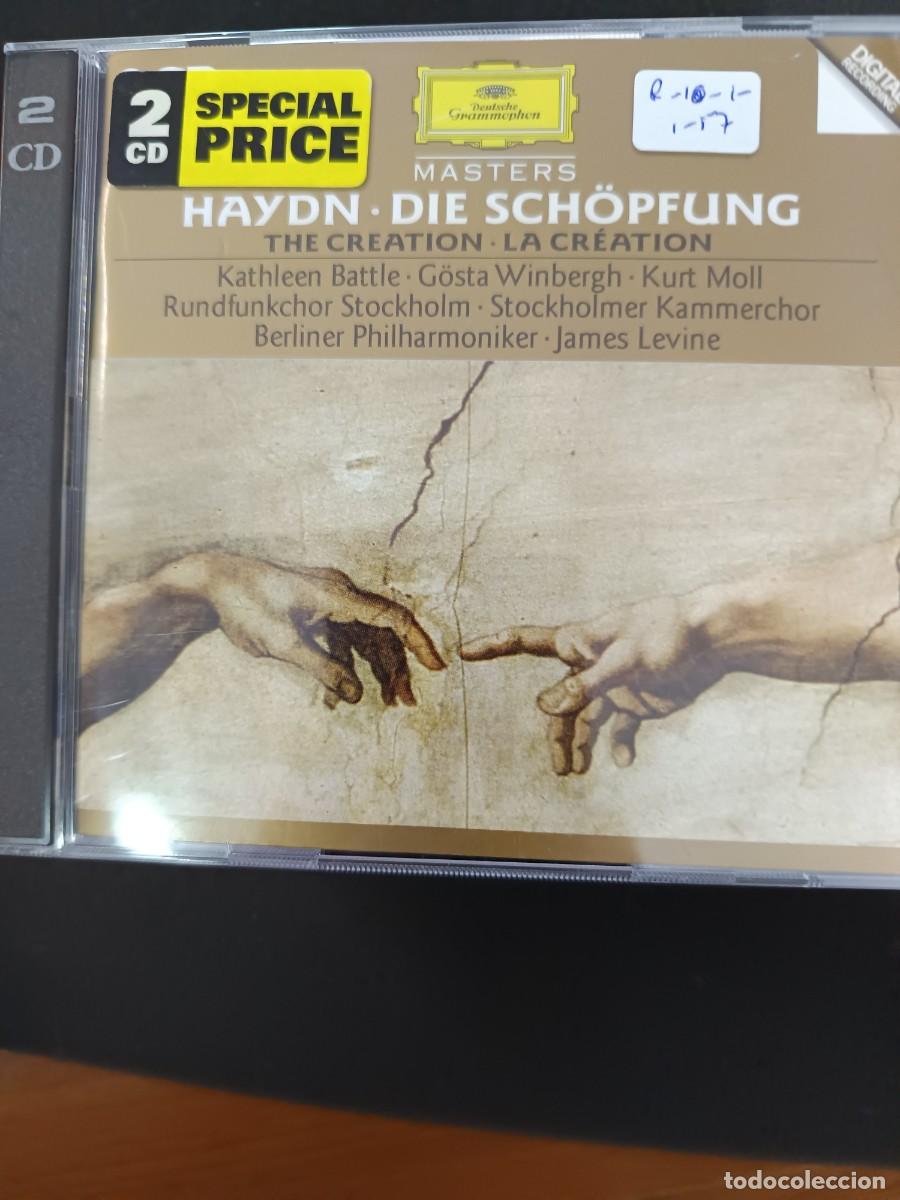 CDs de m&uacute;sica: 2 CD. HAYDN: DIE SCH&Ouml;PFUNG (LA CREACI&Oacute;N) DIR.: JAMES LEVINE. INT&Eacute;RP.: BATTLE, WINBERGH, MOLL
