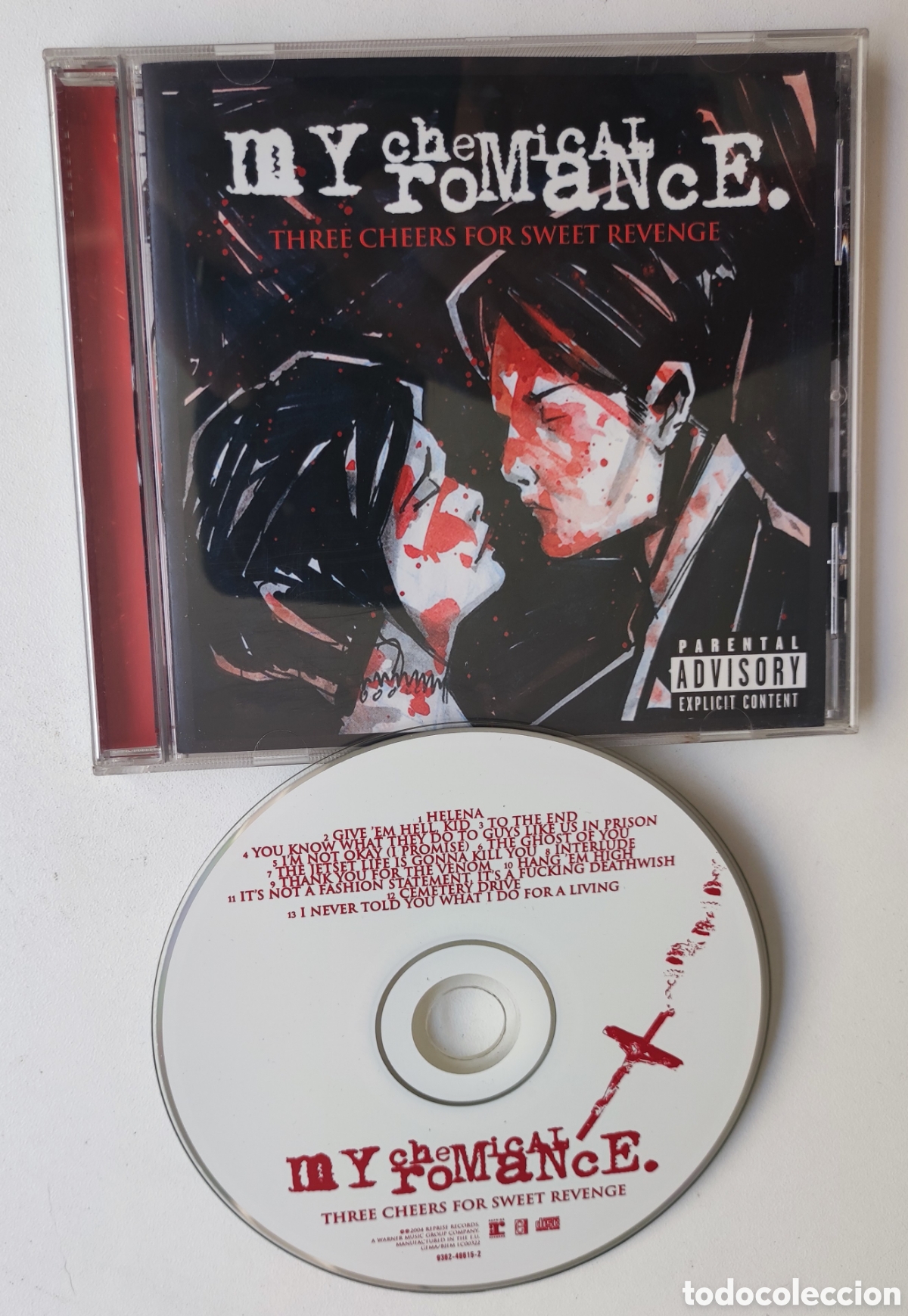 CDs de m&uacute;sica: MY CHEMICAL ROMANCE / THREE CHEERS FOR SWEET REVENGE - CD 2004 REPRISE RECORDS