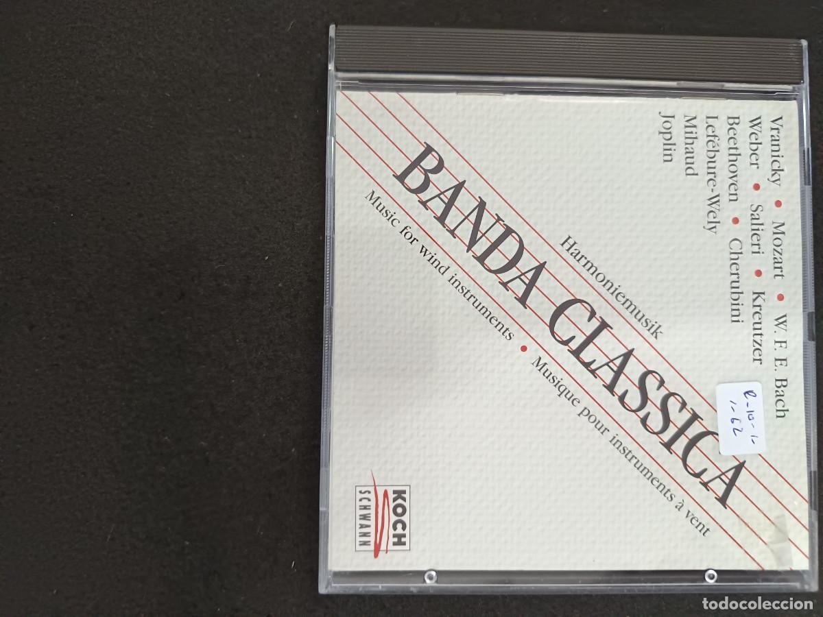 CDs de m&uacute;sica: BANDA CLASSICA. HARMONIEMUSIK. MUSIC FOR WIND INSTRUMENTS. MOZAR, WEBER. SALIERI. BEETHOVEN Y OTROS