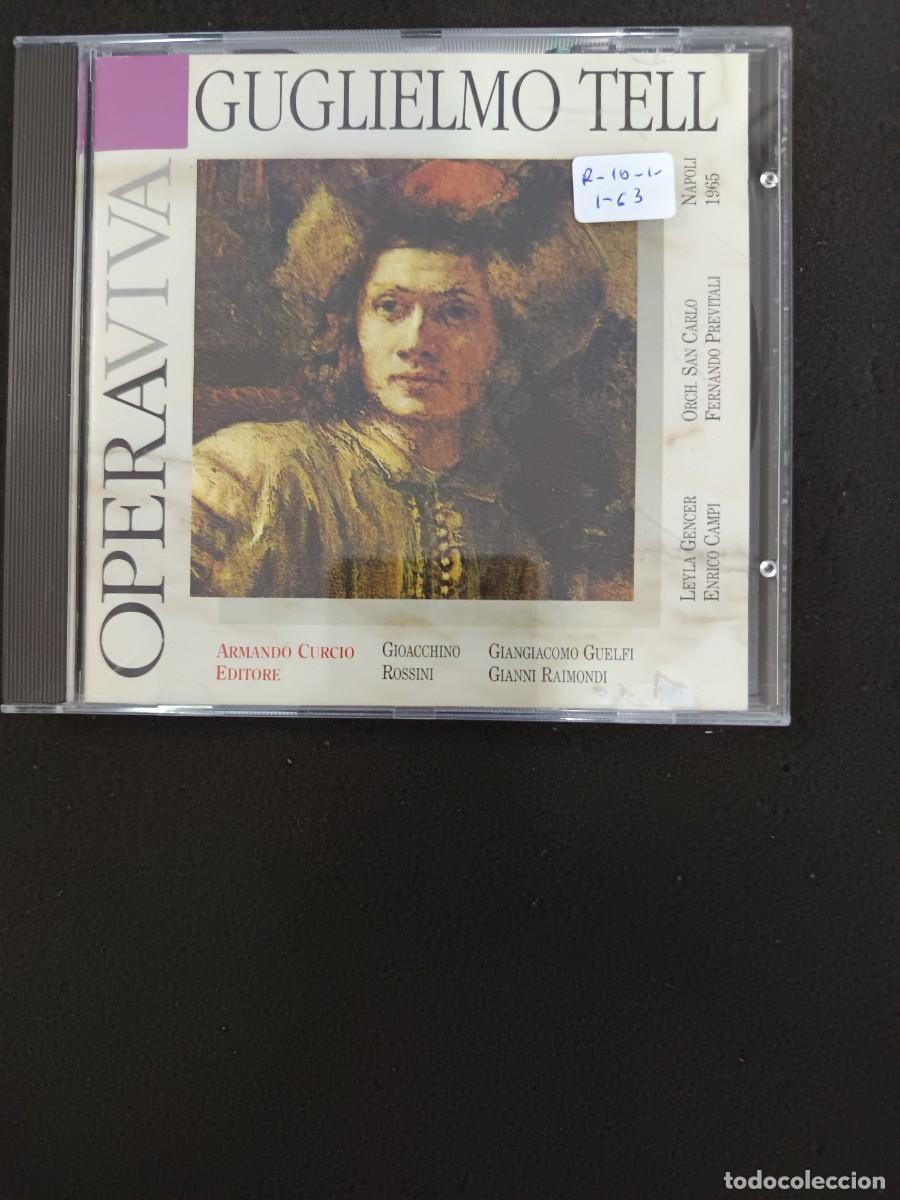 CDs de m&uacute;sica: ROSSINI: GUGLIELMO TELL (ESTRACTOS).- DIR: FERNANDO PREVITALI. REGISTRO EN VIVO 11-12-65