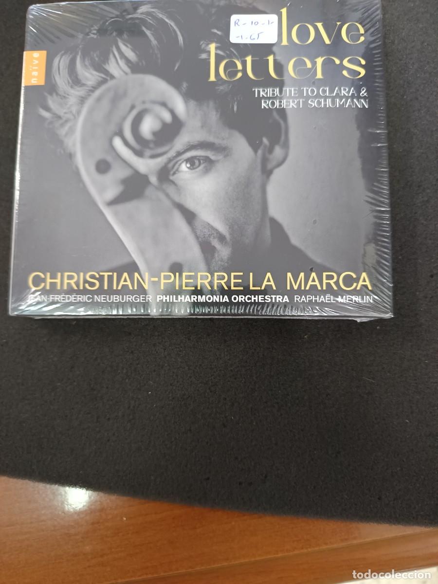 CDs de m&uacute;sica: 2 CD. LOVE LETTERS. TRIBUTE TO CLARA & ROBERT SCHUMANN. VIOLONCELLO: CHRISTIAN-PIERRE LA MARCA.