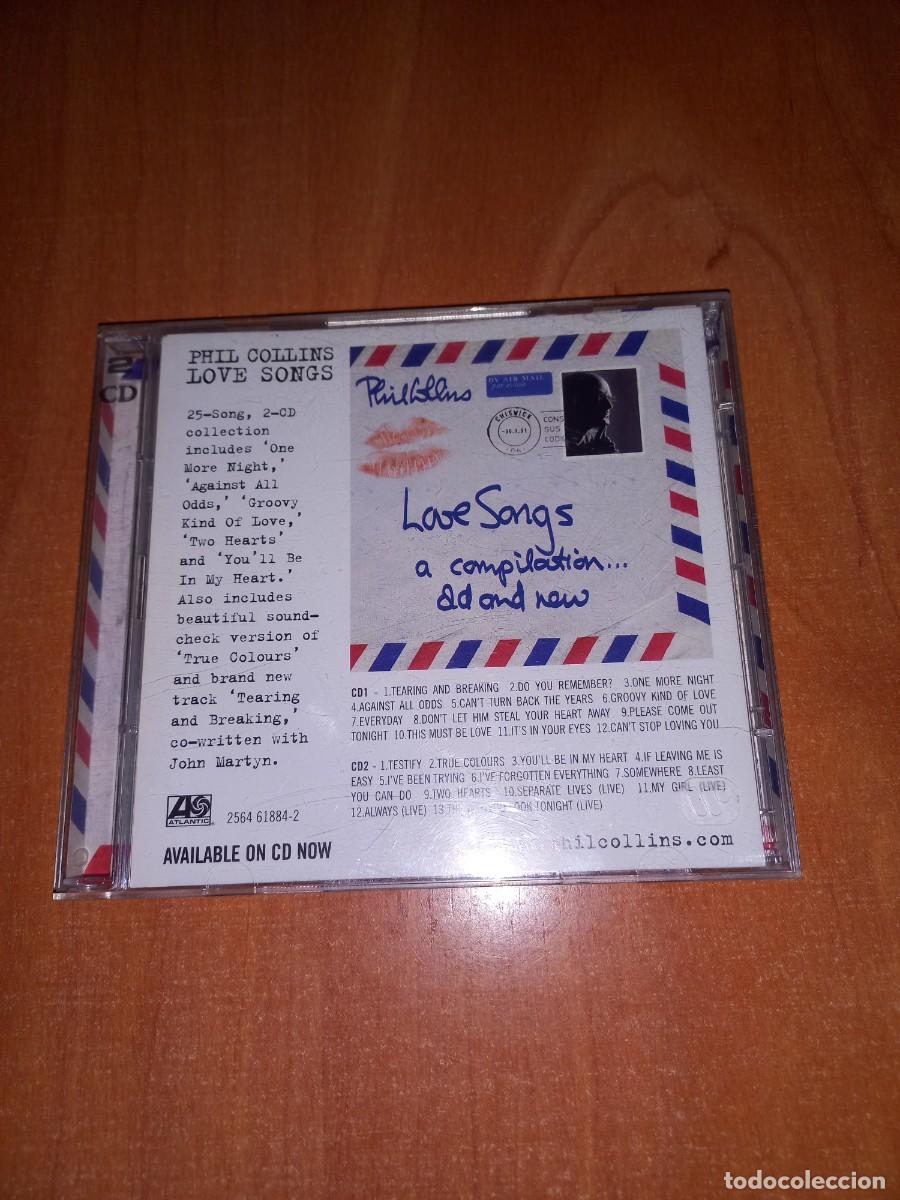 Musik-CDs: PHIL COLLINS - LOVE SONGS - 2 CD'S - UNICO EN TC.
