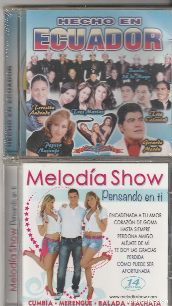 CDs de m&uacute;sica: 2-CDS-OFERTA-HECHO EN ECUADOR + MELODIA SHOW -PENSANDO EN TI