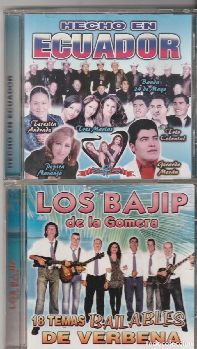 CDs de m&uacute;sica: 2-CDS-OFERTA-HECHO EN ECUADOR + LOS BAJIP DE LA GOMERA 18 TEMAS BAILABLES