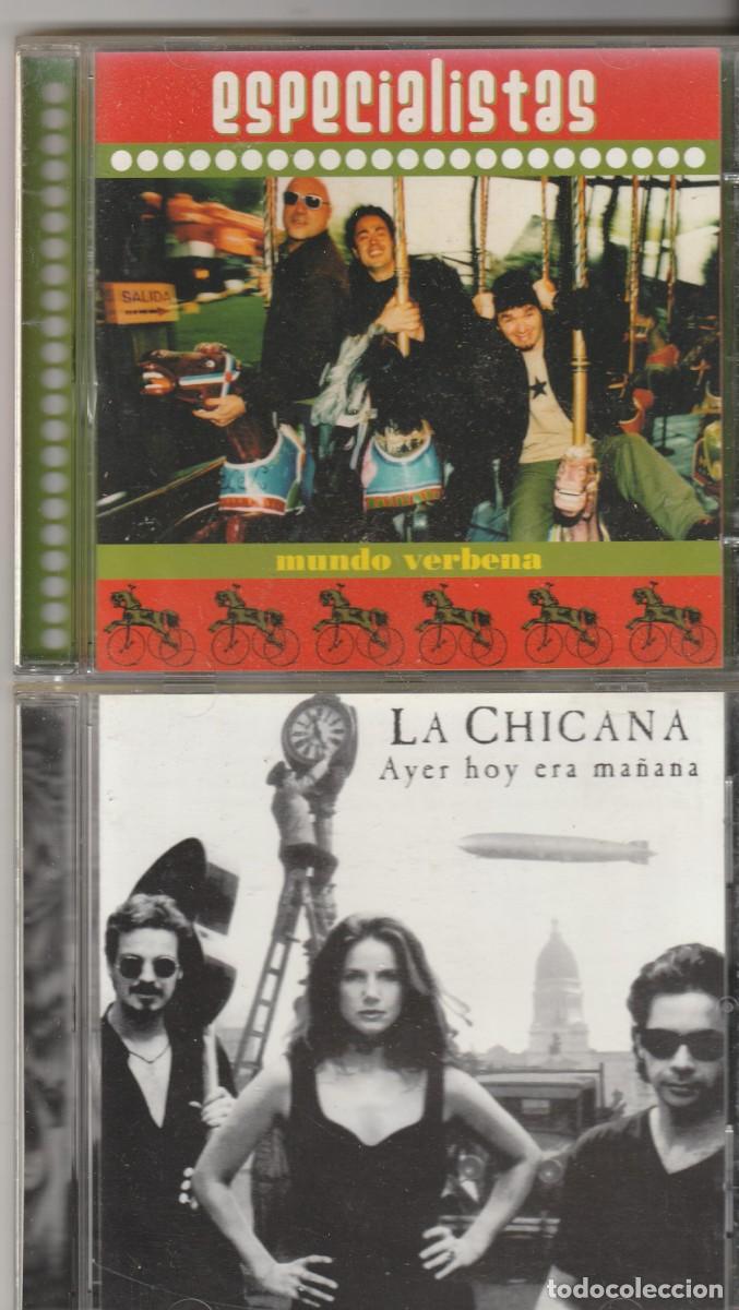 CDs de m&uacute;sica: 2 CDS OFERTA - LA CHICANA AYER HOY MA&Ntilde;ANA + ESPECIALISTAS MUNDO VERBENA