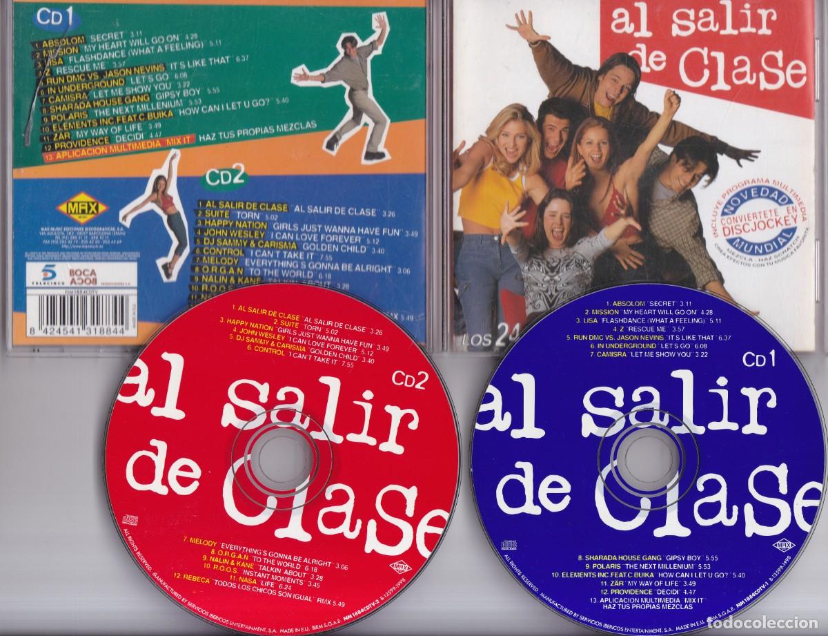 CDs de m&uacute;sica: AL SALIR DE CLASE - DOBLE CD - 24 TRACKS / NM1884CDTV & BOCABOCA 1998
