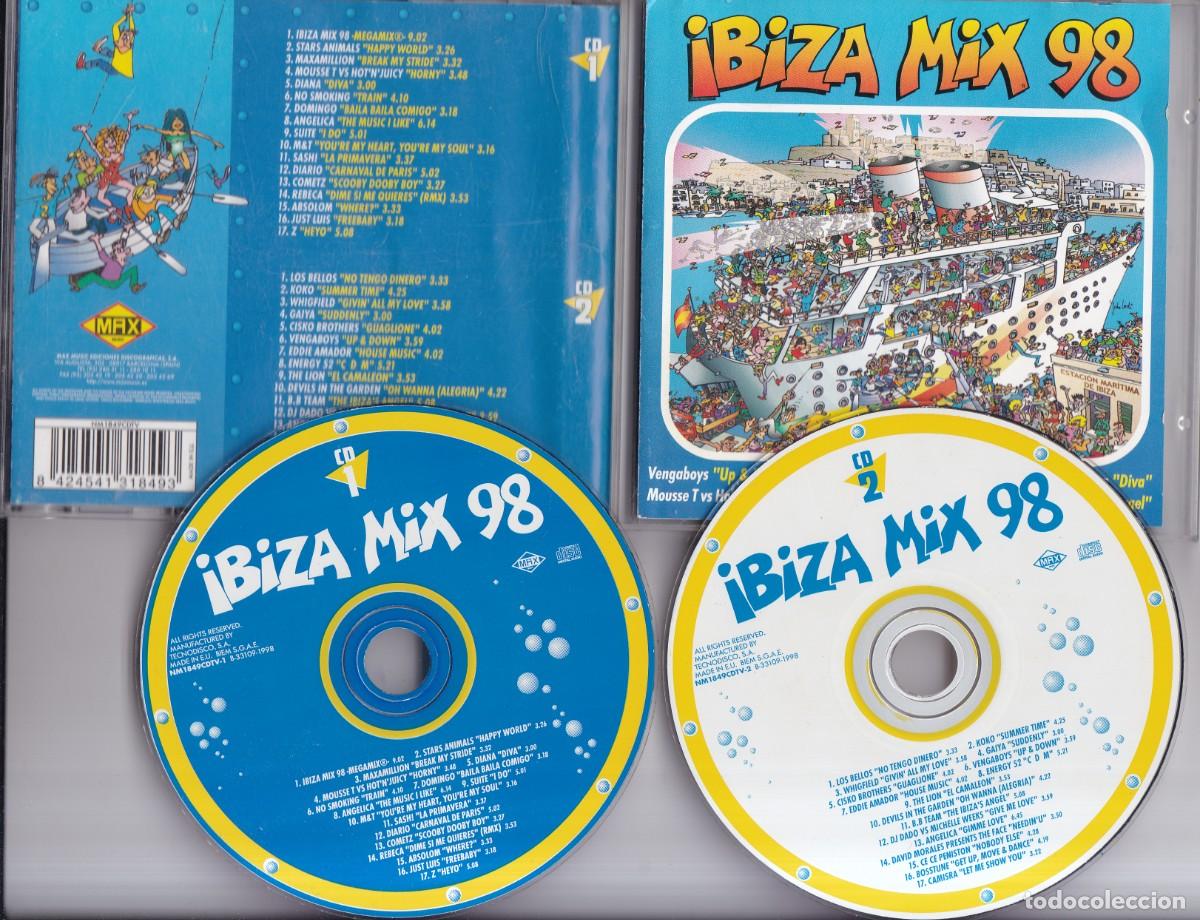 CDs de m&uacute;sica: IBIZA MIX 98 - DOBLE CD - 34 TRACKS / NM1849CDTV & BOCABOCA 1998