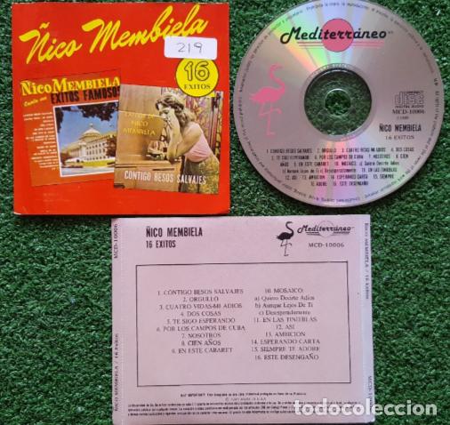 CDs de m&uacute;sica: &Ntilde;ICO MEMBIELA ** 16 Exitos ** 1989 USA CD - Foto 1