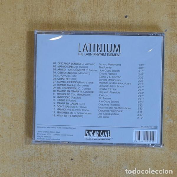 CDs de m&uacute;sica: VARIOS - LATINIUM THE LATIN RHYTHM ELEMENT - CD - Foto 2