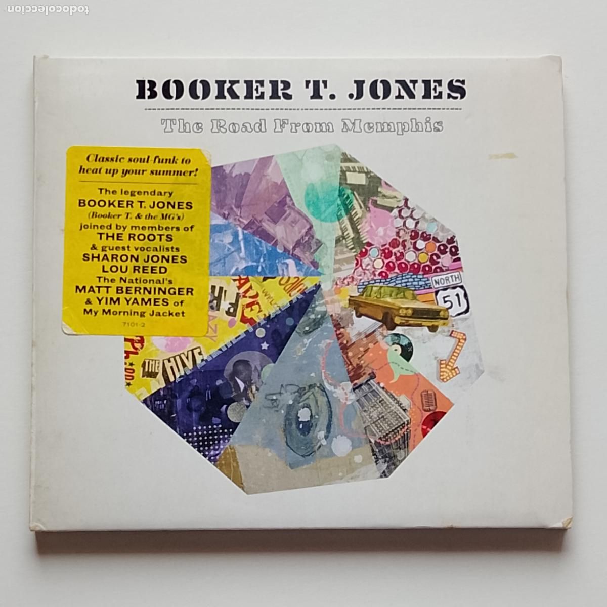 CD de M&uacute;sica: Booker T. Jones-The Road From Memphis (CD digi Anti- 2011) colab. Lou Reed. The Roots, Steve Cropper