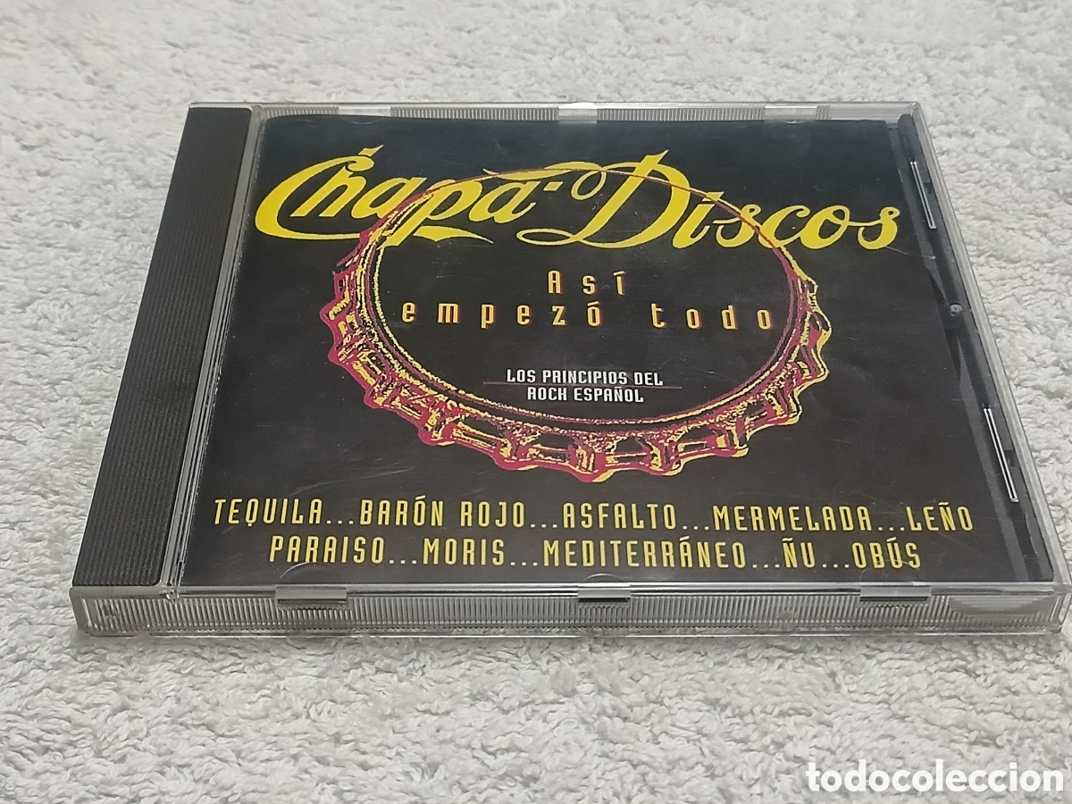 CDs de m&uacute;sica: CHAPA-DISCOS CHAPA DISCOS ASI EMPEZ&Oacute; TODO. ASFALTO TEQUILA BARON ROJO PARAISO OBUS + OTROS - DIF&Iacute;CIL