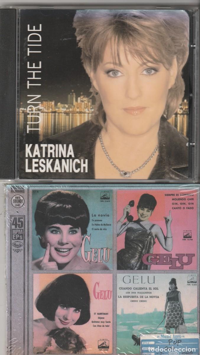 CDs de m&uacute;sica: 2 CD LIQUIDACION-KATRINA LESKANICH-TURN THE TIDE + GELU-GELU