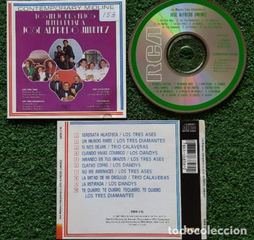 CD de M&uacute;sica: LOS MEJORES TRIOS A JOSE ALFREDO JIMENEZ Tres Diamantes Ases CALAVERAS 1987 CD