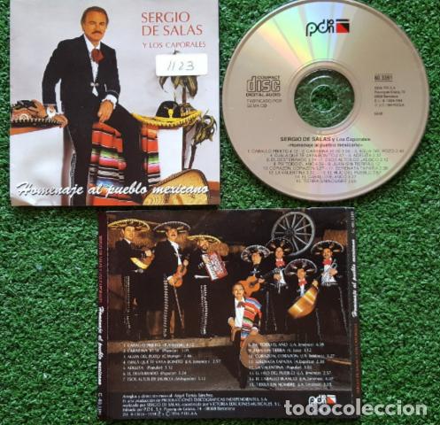 CD de M&uacute;sica: SERGIO DE SALAS Y LOS CAPORALES ** Homenaje al pueblo mexicano ** 1994 CD