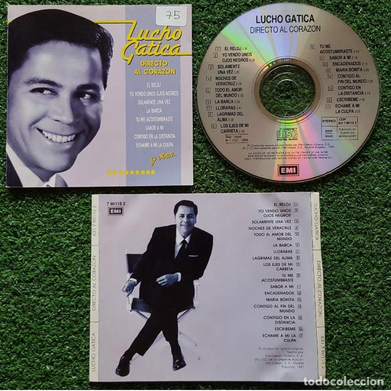 CDs de m&uacute;sica: LUCHO GATICA ** Directo Al Coraz&oacute;n ** CD 1987 - Foto 1