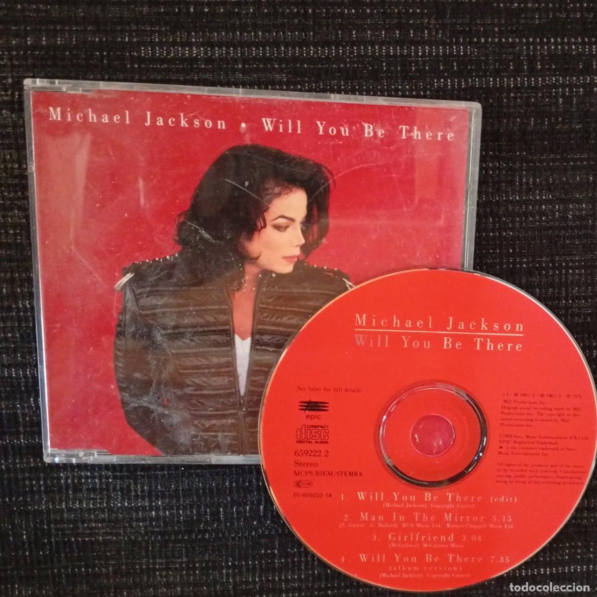 CDs de m&uacute;sica: CD MICHAEL JACKSON - WILL YOU BE THERE - 4 TRACK