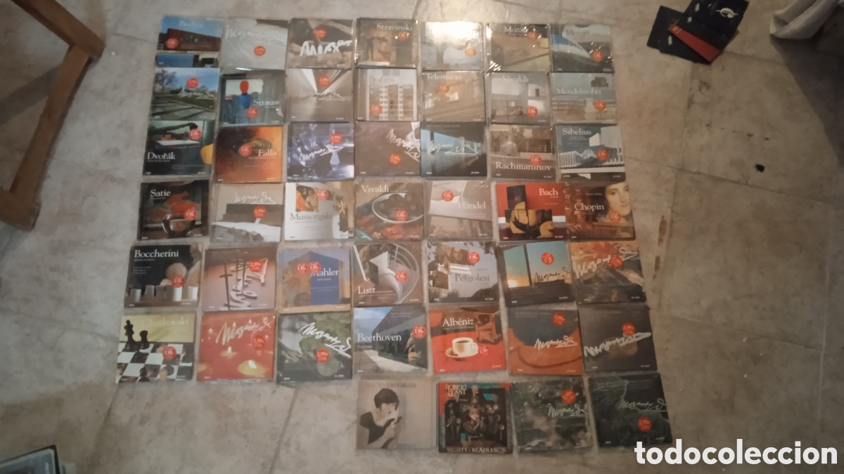 CDs de m&uacute;sica: Lote 46 CDs Pa&iacute;s de M&uacute;sica Cl&aacute;sica + &Oacute;pera y Grandes Compositores | Mozart, Beethoven, Bach, Chopin,
