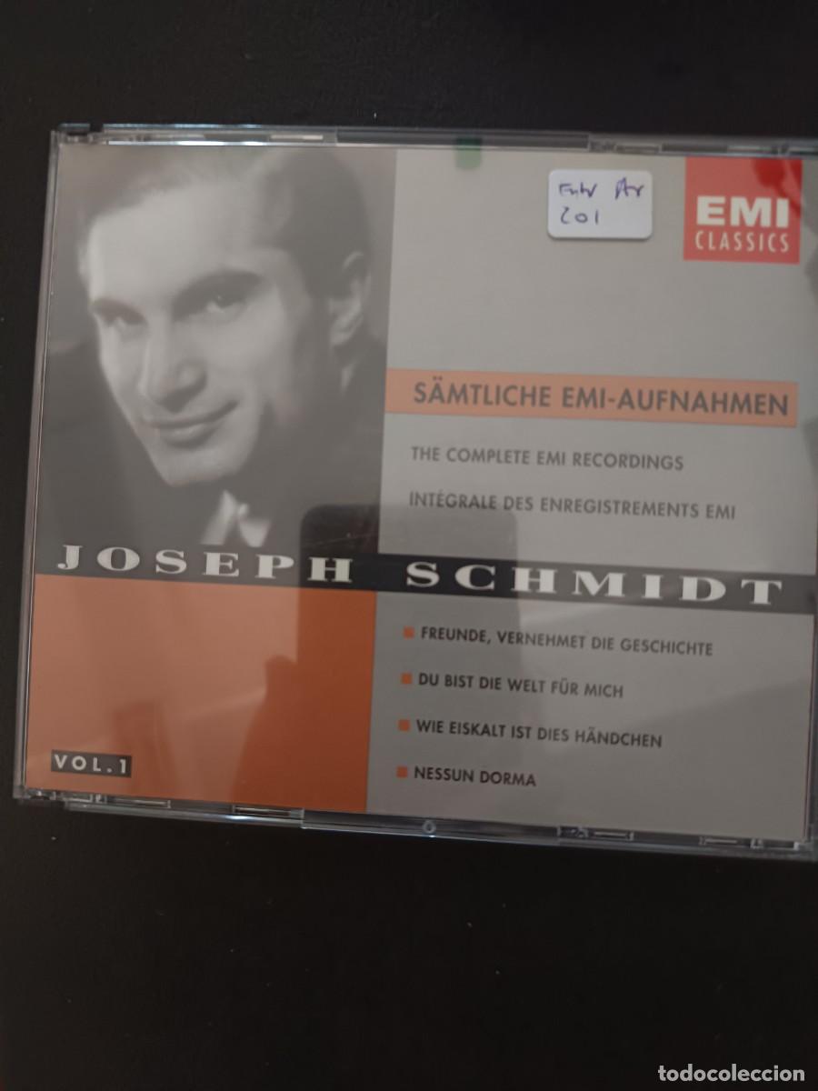 CDs de m&uacute;sica: 2 CD. JOSEPH SCHMIDT. S&Auml;MTLICHE EMI AUFNAHMEN /THE COMPLETE EMI RECORDINGS/ INT&Eacute;GRALE DES ENREGISTR