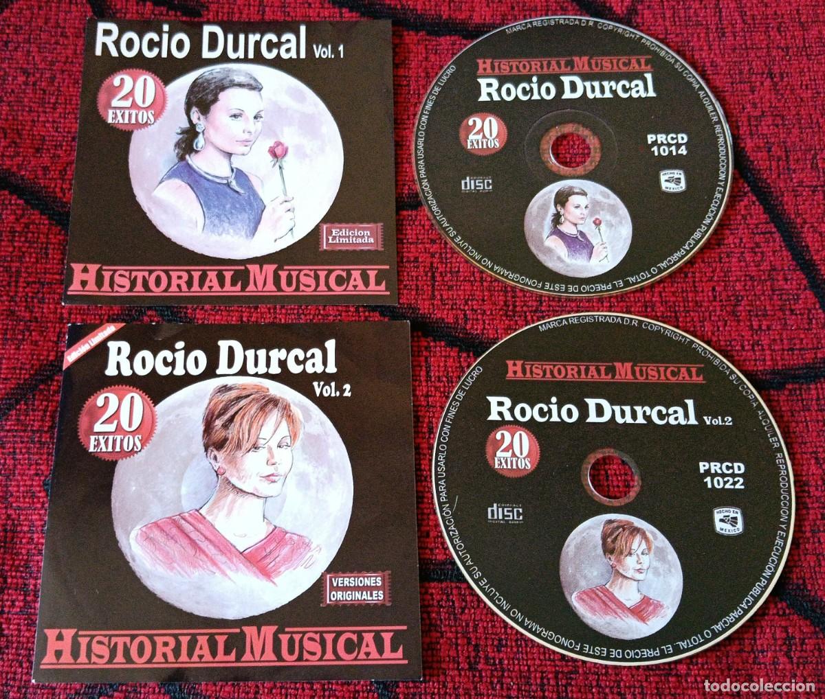 CDs de m&uacute;sica: ROCIO DURCAL ** Historial Musical Vol. 1 & 2 ** MEXICO DOBLE CD 2016