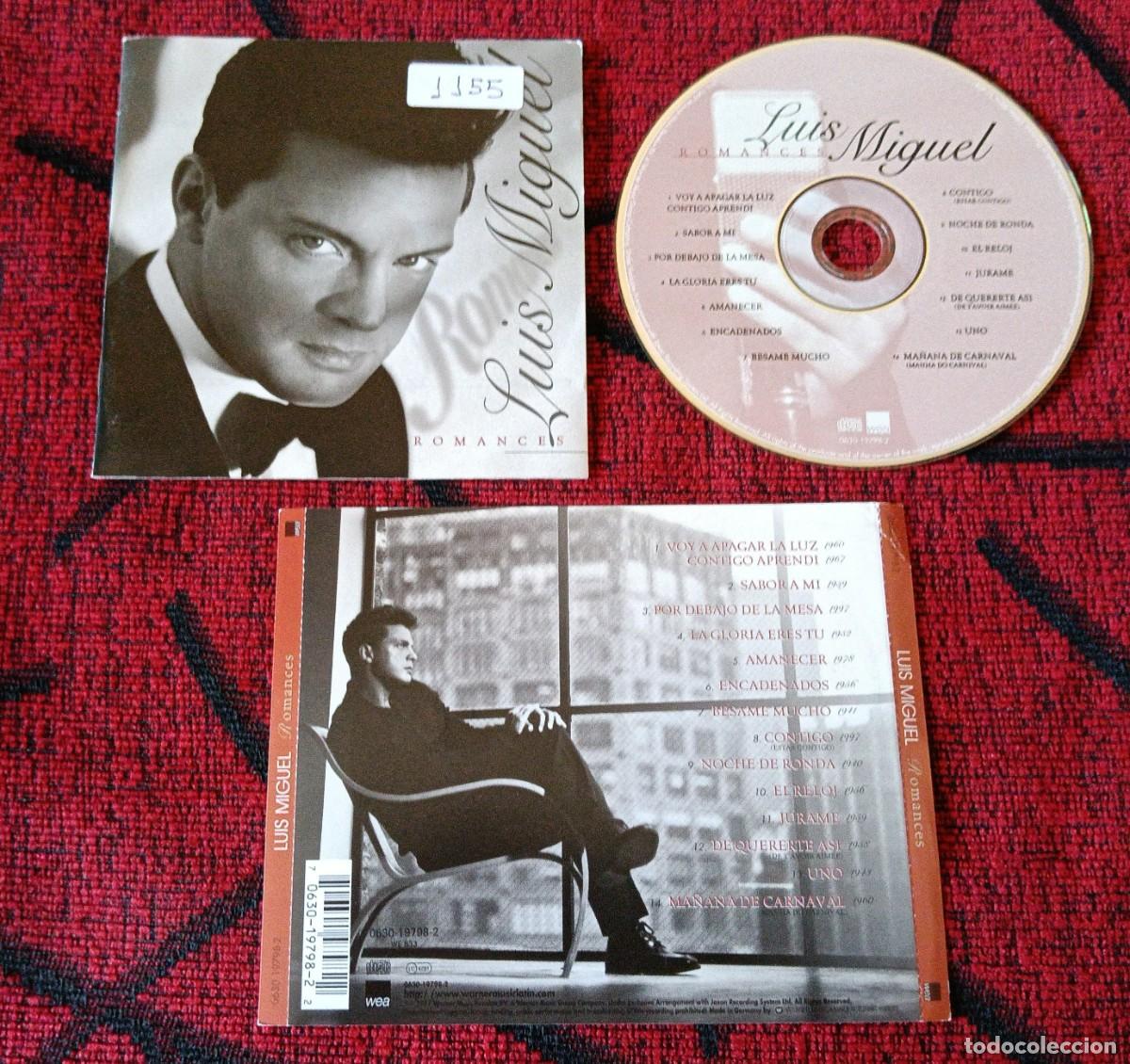 CDs de m&uacute;sica: LUIS MIGUEL ** Romances ** CD ALEMANIA 1997