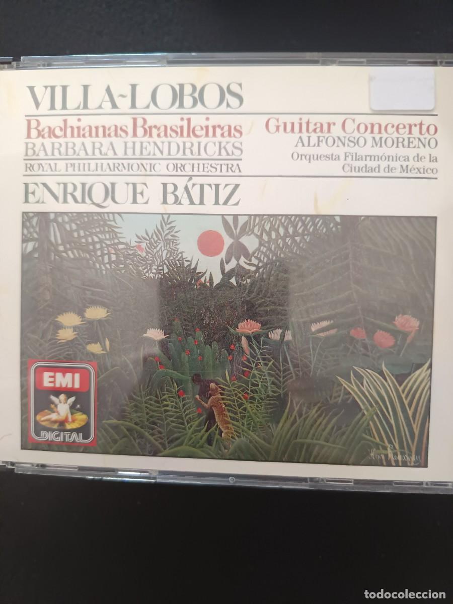 CDs de m&uacute;sica: 3CD. VILLA-LOBOS. BACHIANAS BRASILEIRAS. DIR: ENRIQUE B&Aacute;TIZ. SOPRANO: BARBARA HENDRICKS / GUITAR CO