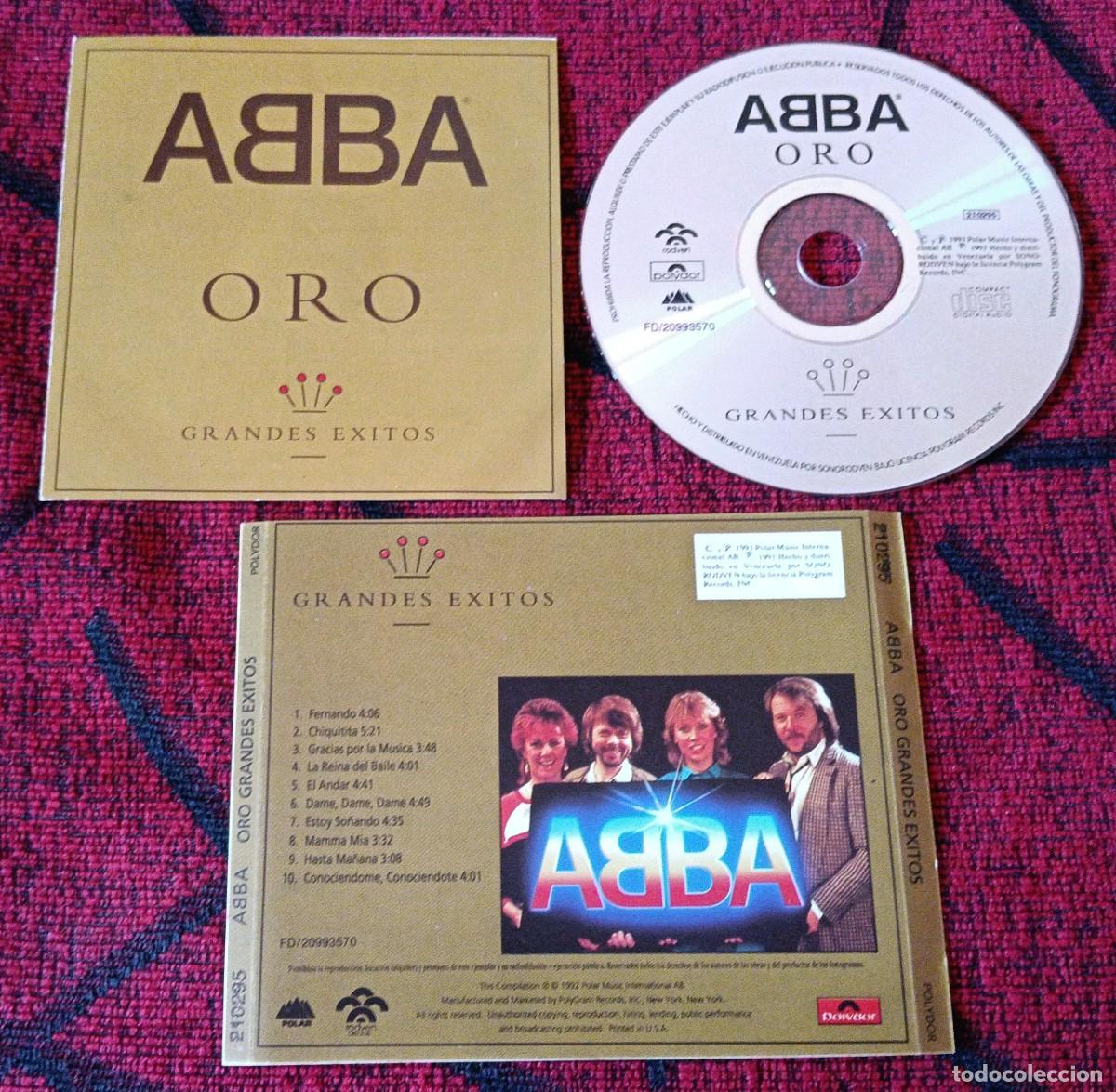 CDs de m&uacute;sica: ABBA ** Oro ** CD 1993 VENEZUELA