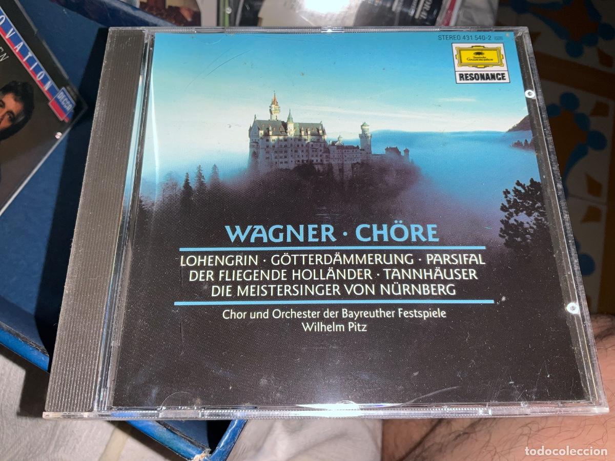 CDs de m&uacute;sica: Wagner, Chor, Pitz - Ch&ouml;re: Lohengrin, G&ouml;tterd&auml;m Parsifal, Der Fliegende Holl&auml;nder, Tannh&auml;user - CD