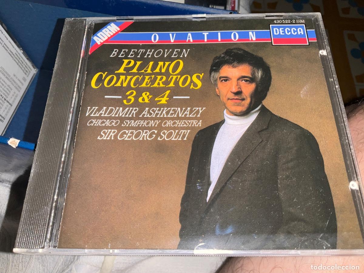 CDs de m&uacute;sica: BEETHOVEN - CTOS. PIANO 3 y 4 (VLADIMIR ASHKENAZY, CHICAGO SO, SIR FEORG SOLTI)