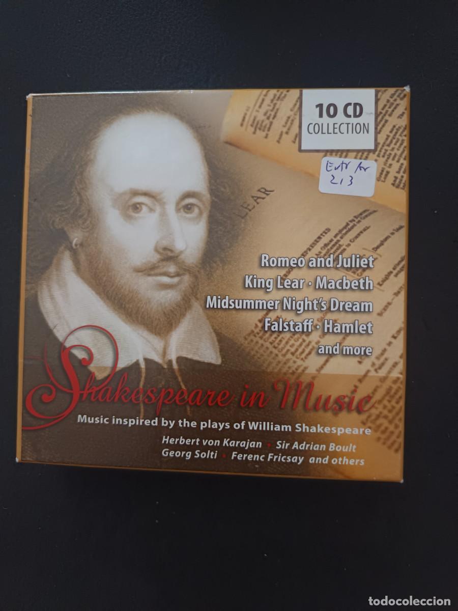 CDs de m&uacute;sica: 10 CD COLLECTION. SHAKESPEARE IN MUSIC. ROMEO AND JULIET. KING LEAR. MACBETH. MIDSUMMER NIGHT'S DREA