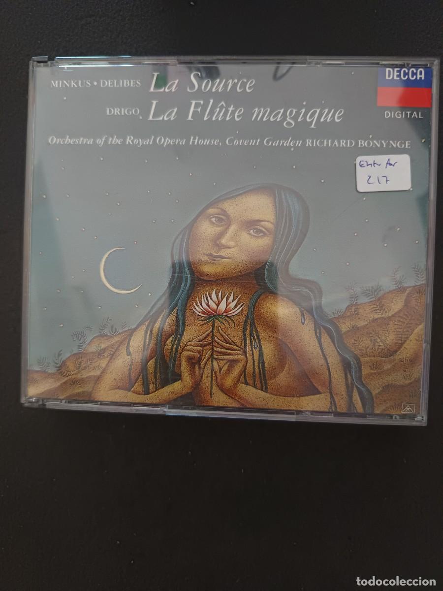 CDs de m&uacute;sica: 2CD. L&Eacute;ON MINKUS/L&Eacute;O DELIBES: LA SOURCE // RICARDO DRIGO: LA FL&Uuml;TE MAGIQUE. DIR: RICHARD BONYNGE
