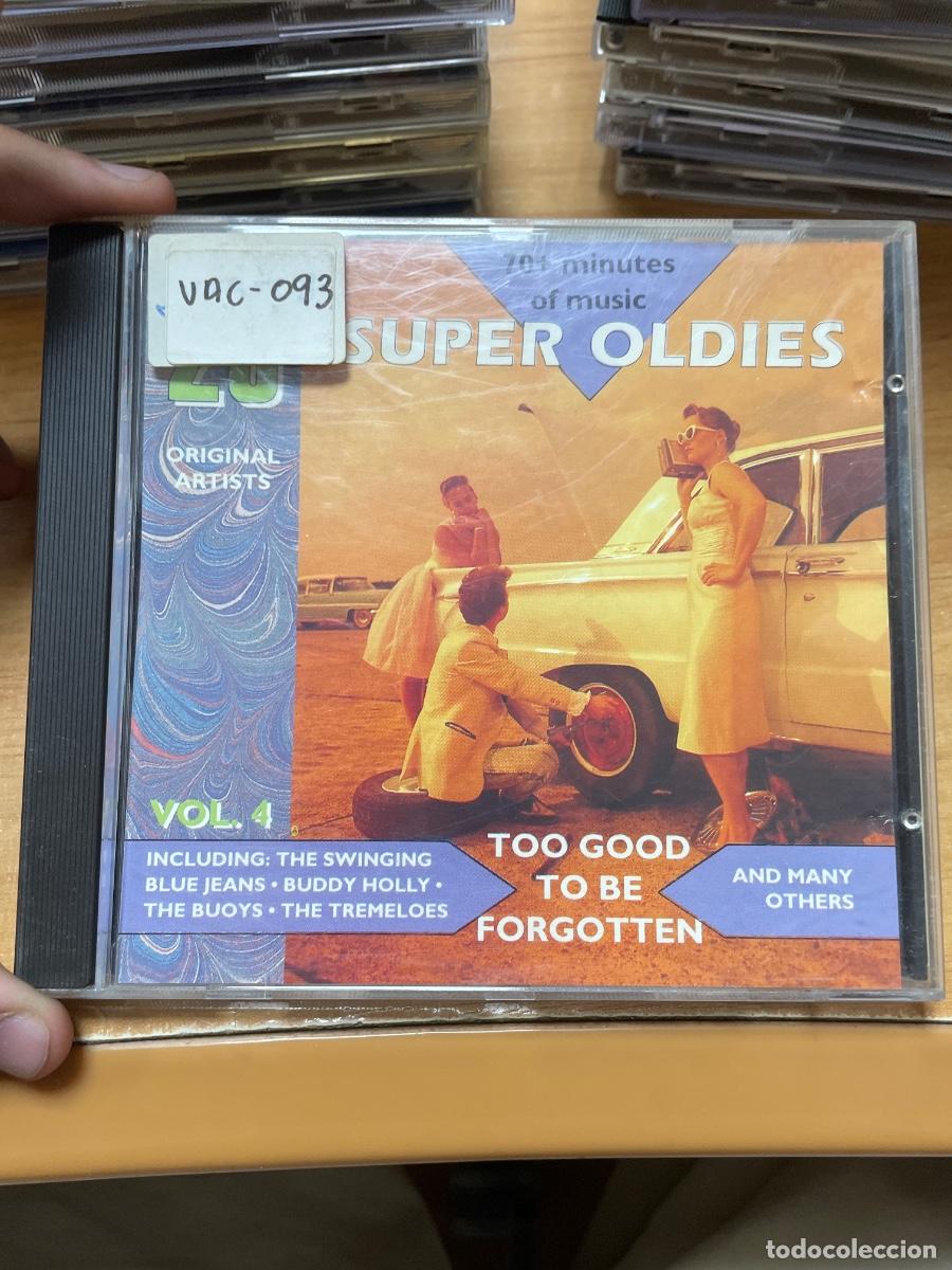 CDs de m&uacute;sica: Super oldies too good to be forgotten cd