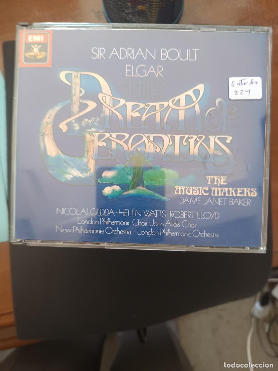 Musik-CDs: 2CD. ELGAR: THE MUSIC MAKERS, OP 69 / THE DREAM OF GERONTIUS, OP 38. DIR: SIR ADRIAN BOULT