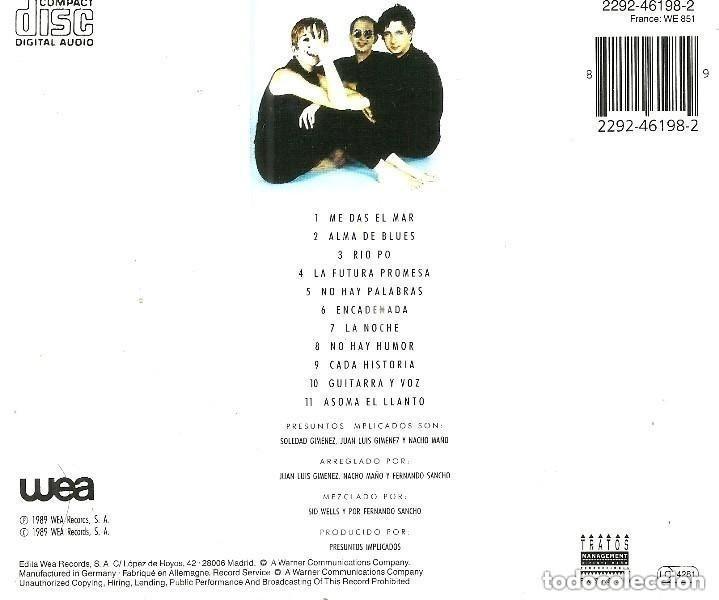 CDs de m&uacute;sica: PRESUNTOS IMPLICADOS. ALMA DE BLUES. CD. - Foto 2