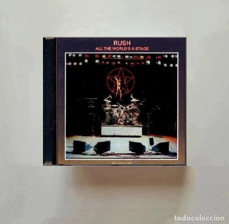 CDs de m&uacute;sica: RUSH. ALL THE WORLD'S A STAGE. CD.