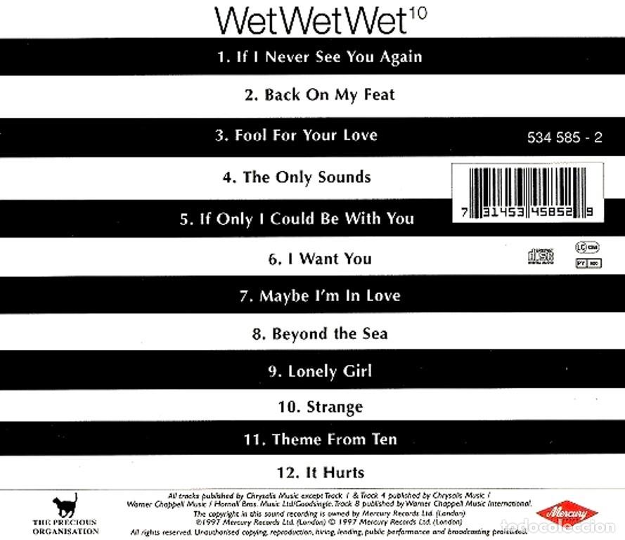 CDs de m&uacute;sica: WET WET WET. 10. CD. - Foto 2
