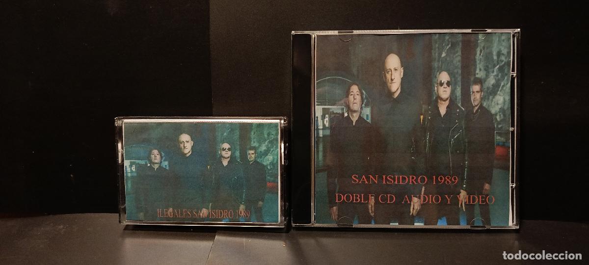 CDs de m&uacute;sica: ILEGALES SAN ISIDRO 1989 DOBLE CD AUDIO Y VIDEO + CASSETTE 25 TRACK DIRECTO PEPETO