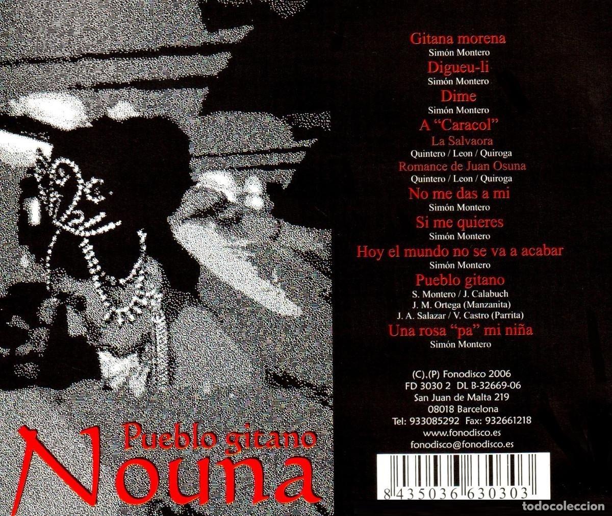 CDs de m&uacute;sica: NOUNA. PUEBLO GITANO. FLAMENCO. CD. - Foto 2