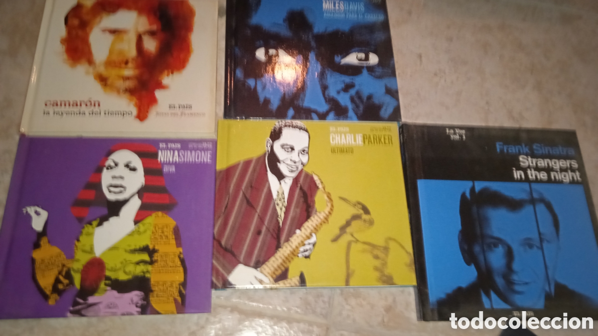 CDs de m&uacute;sica: Colecci&oacute;n de libros + CD de grandes leyendas de la m&uacute;sica &ndash; El Pa&iacute;s | Camar&oacute;n, Miles Davis, Nina Sim