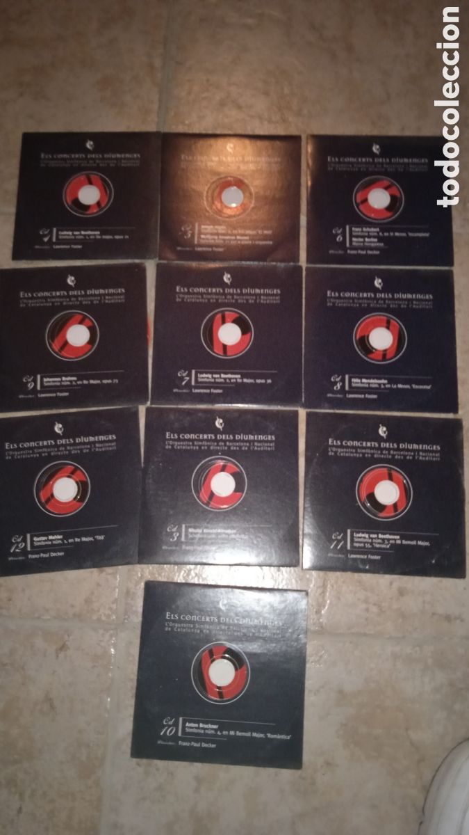 CDs de m&uacute;sica: Lote de 10 CDs &rdquo;Els Concerts dels Diumenges&rdquo; &ndash; Colecci&oacute;n de m&uacute;sica cl&aacute;sica y &oacute;pera