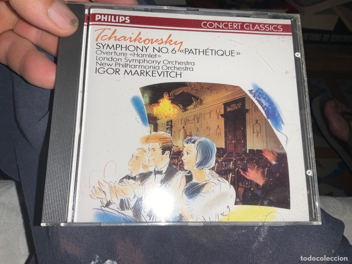 CDs de m&uacute;sica: TCHAIKOVSKY. SYMPHONY N&ordm;6. PATHETIQUE. HAMLET - IGOR MARKEVITCH (PHILIPS). CD