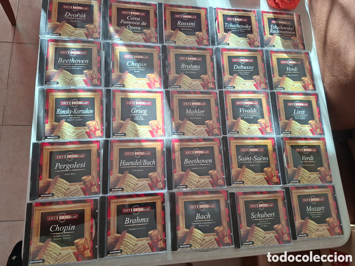 CDs de m&uacute;sica: Lote de 50 cds musica clasica