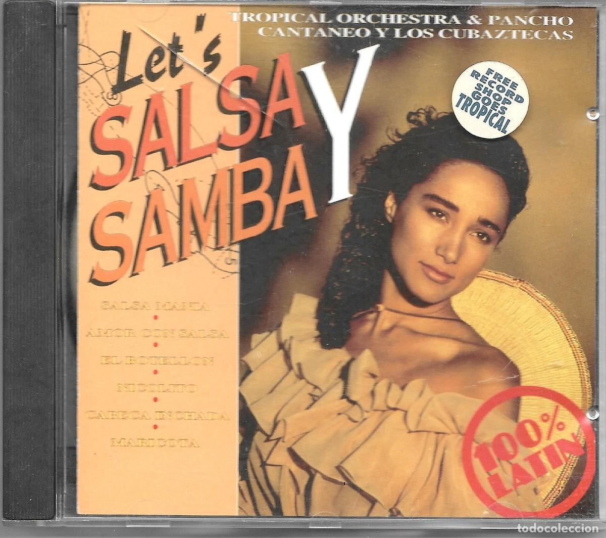 CDs de música: CD TROPICAL ORCHESTRA & PANCHO CANTANEO Y LOS CUBAZTECAS. SALSA Y SAMBA. 14 CANCIONES