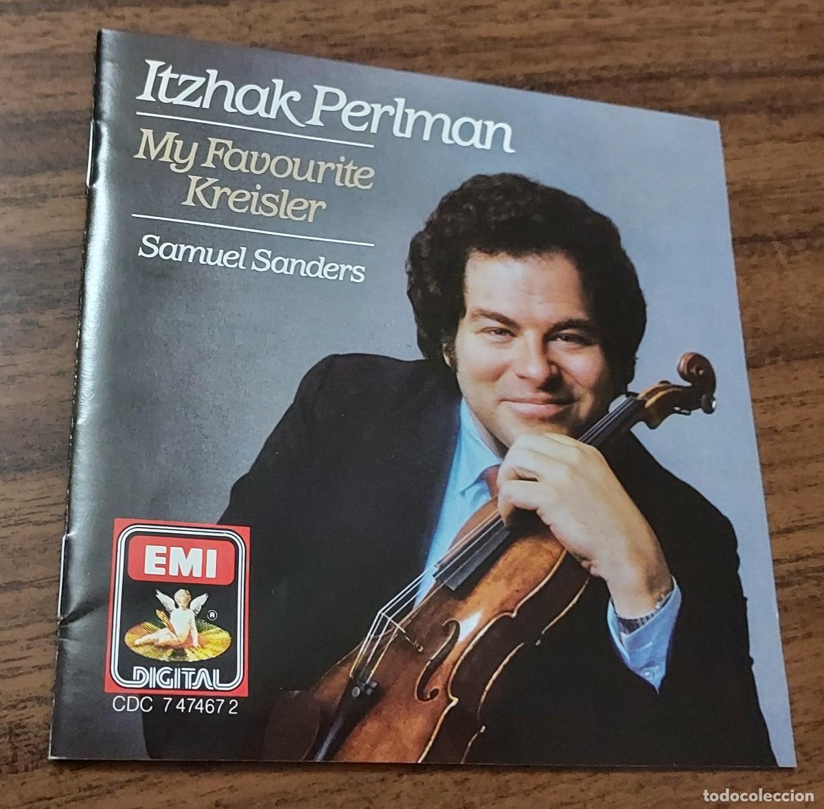 CDs de m&uacute;sica: ITZHAK PERLMAN - MY FAVOURITE KREISLER - SAMUEL SANDERS - CD ALBUM EMI - MADE IN JAPAN