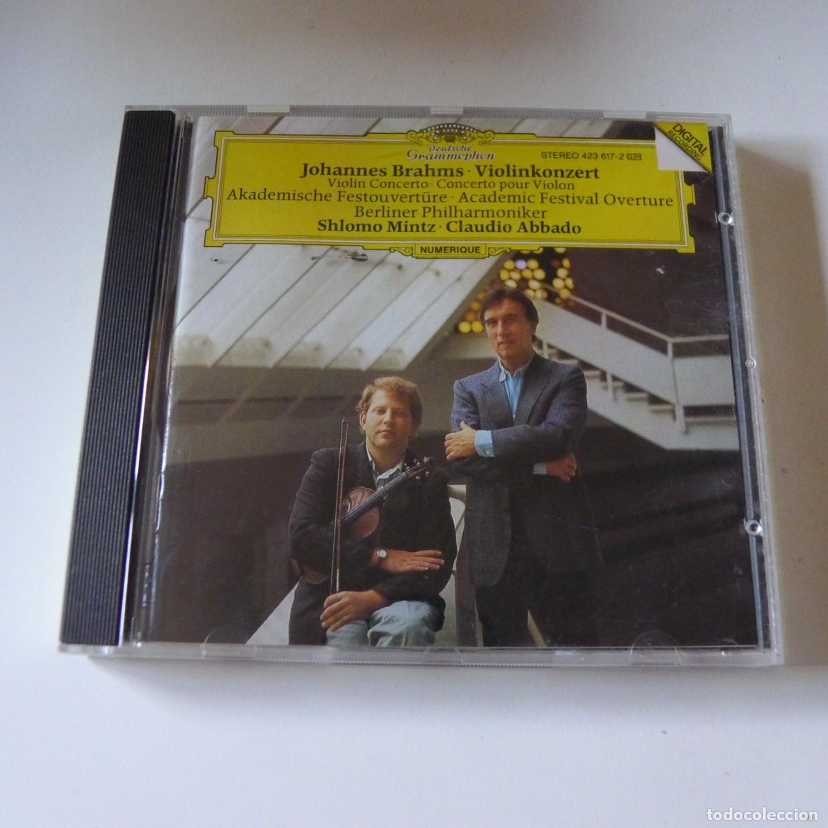 CDs de m&uacute;sica: Johannes Brahms, Berliner Philharmoniker, Shlomo Mintz &bull; Claudio Abbado &ndash; Violin Concerto CD