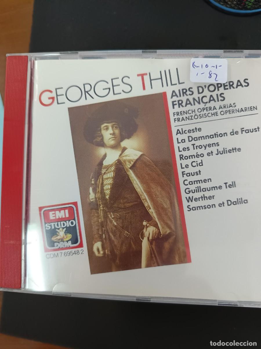 CDs de m&uacute;sica: GEORGES THILL. AIRS D'OP&Eacute;RAS FRAN&Ccedil;AIS / FRENCH OPERA ARIAS / FRANZ&Ouml;SISCHE OPERNARIEN. ALCESTE,