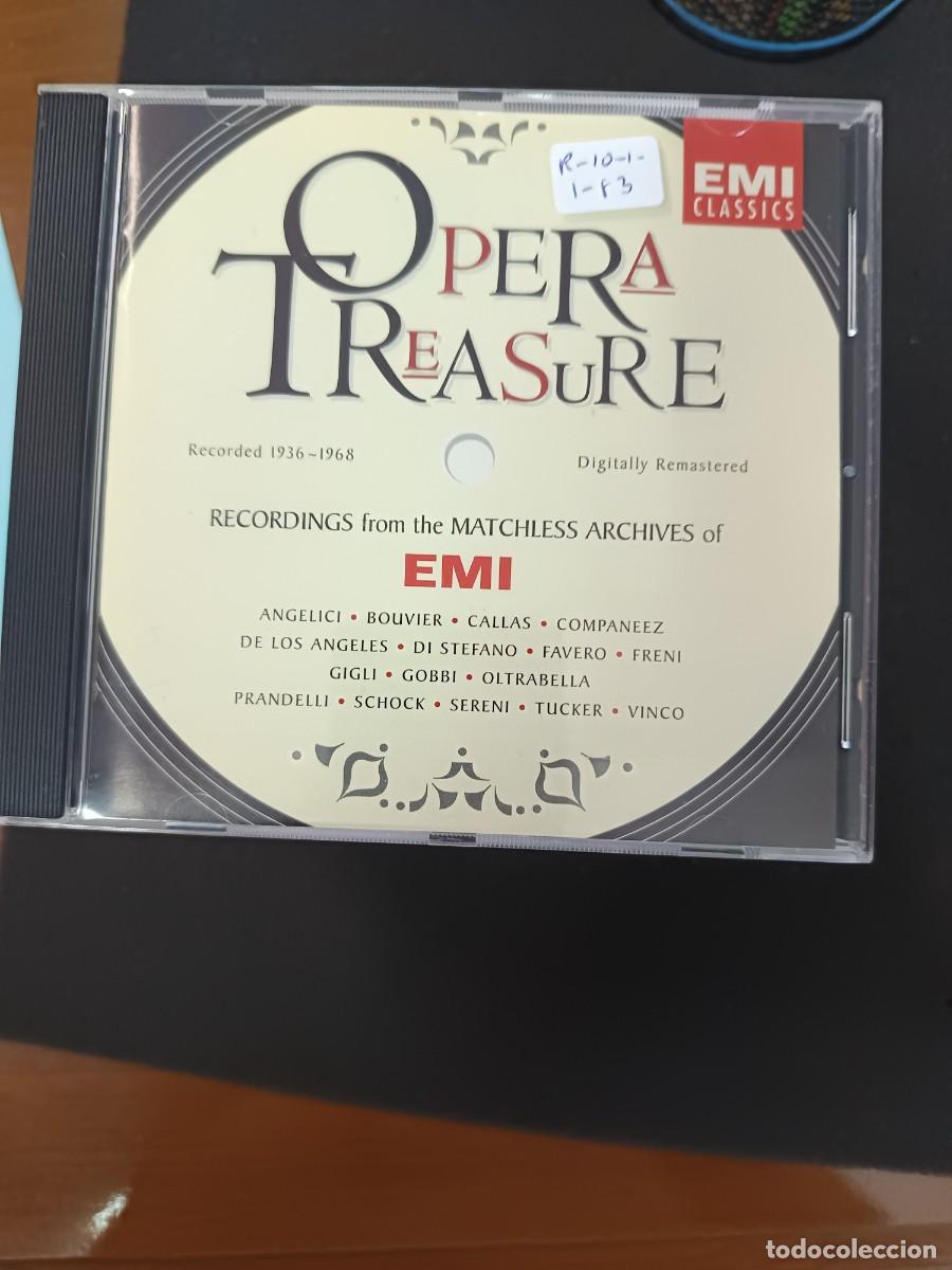 CDs de m&uacute;sica: OPERA TREASURE. RECORDED 1936-1968. RECORDINGS FROM THE MATCHLESS ARCHIVES OF EMI. ANGELICI, BOUVIER