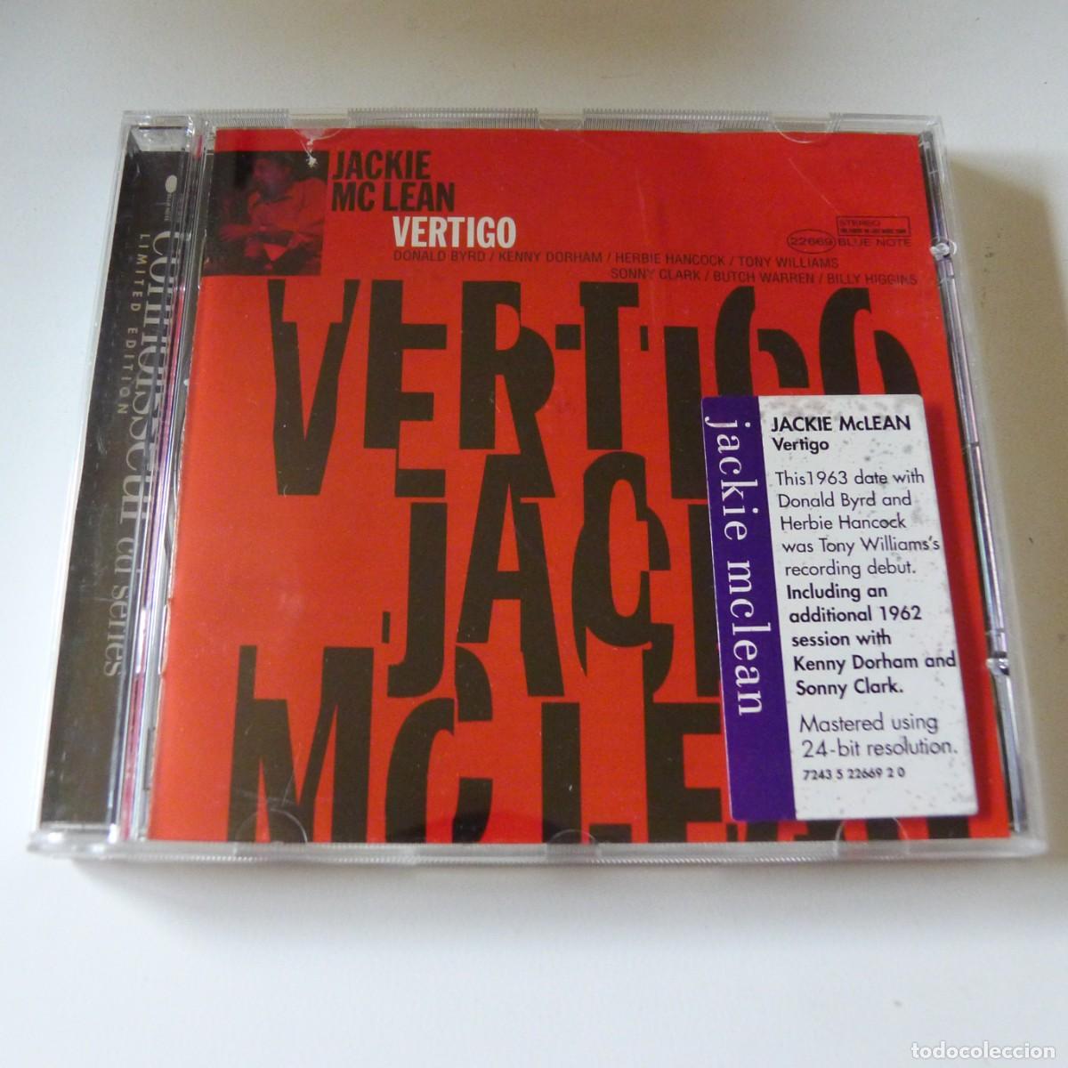 CDs de m&uacute;sica: Jackie McLean &ndash; Vertigo CD blue note edicion US connoisseur series remaster