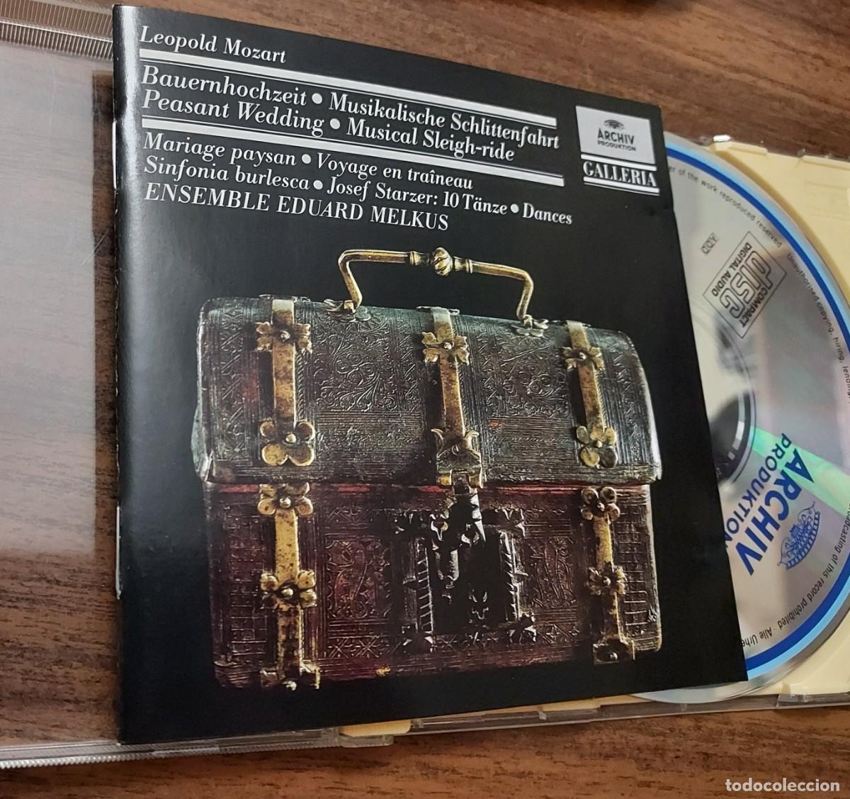 CDs de m&uacute;sica: LEOPOLD MOZART - JOSEF STARZER - ENSEMBLE EDUARD MELKUS - ARCHIV - MADE IN WEST GERMANY - CD ALBUM
