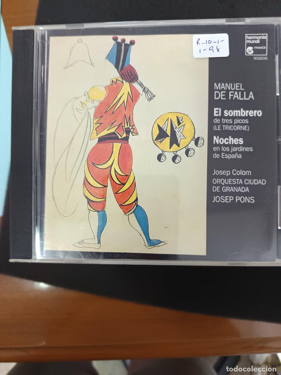 CDs de m&uacute;sica: MANUEL DE FALLA: EL SOMBRERO DE TRES PICOS / NOCHES EN LOS JARDINES DE ESPA&Ntilde;A. DIR: JOSEP PONS. PIA